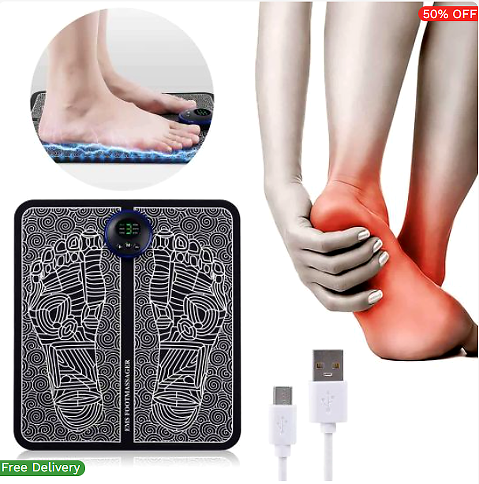 EMS Foot Massager By Dooodeals.